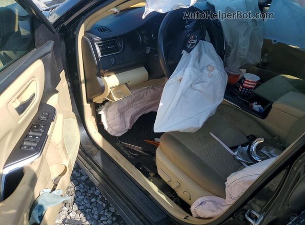 4T1BF1FK2GU168128 2016 TOYOTA CAMRY Black Вид панелі приладів