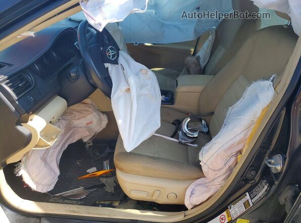 4T1BF1FK2GU168128 2016 TOYOTA CAMRY Black Вид салону спереду