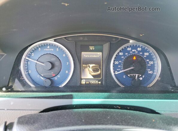 4T1BF1FK2GU182689 2016 TOYOTA CAMRY Черный Вид щитка приборов