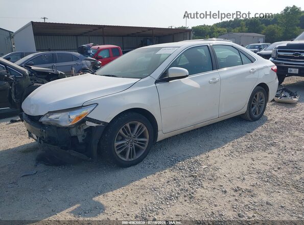 4T1BF1FK2GU266608 2016 TOYOTA CAMRY White Առջևի ձախ երեք քառորդ տեսարան