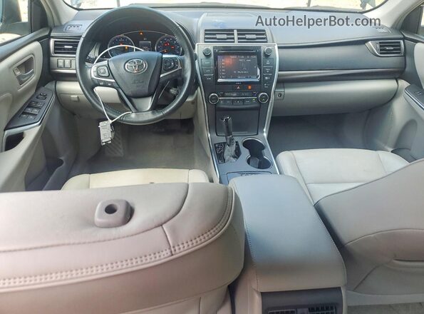 4T1BF1FK2GU516736 2016 TOYOTA CAMRY Blue Вид панелі приладів