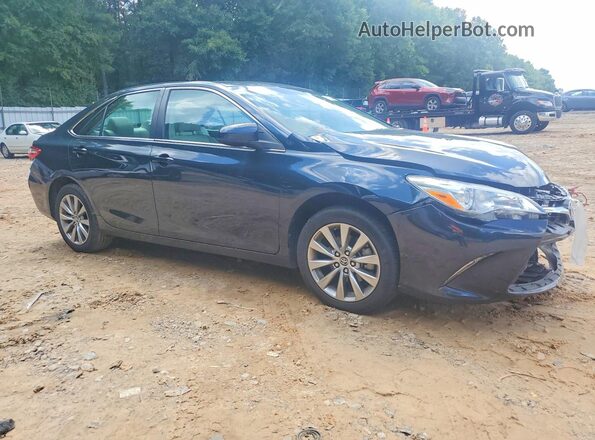 4T1BF1FK2GU516736 2016 TOYOTA CAMRY Blue Передня права чверть