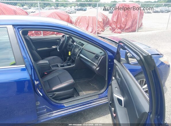 4T1BF1FK2GU544486 2016 TOYOTA CAMRY Blue Вид салону спереду