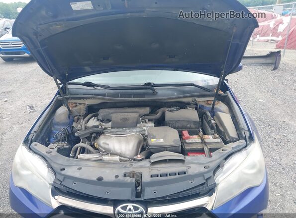 4T1BF1FK2GU544486 2016 TOYOTA CAMRY Blue Вид ззаду