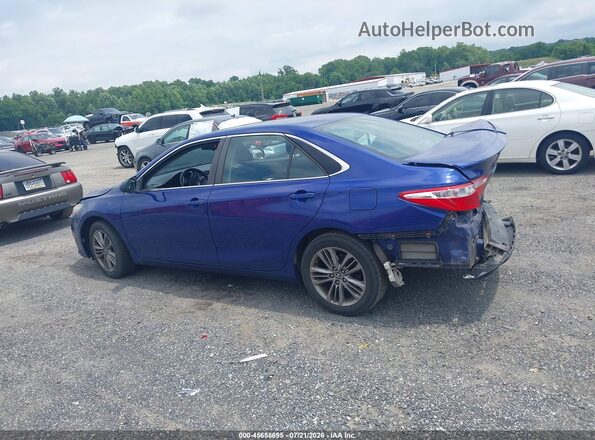 4T1BF1FK2GU544486 2016 TOYOTA CAMRY Blue Панорамний вид салону 360°
