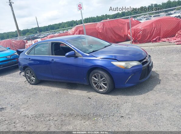 4T1BF1FK2GU544486 2016 TOYOTA CAMRY Blue Вид задньої частини салону