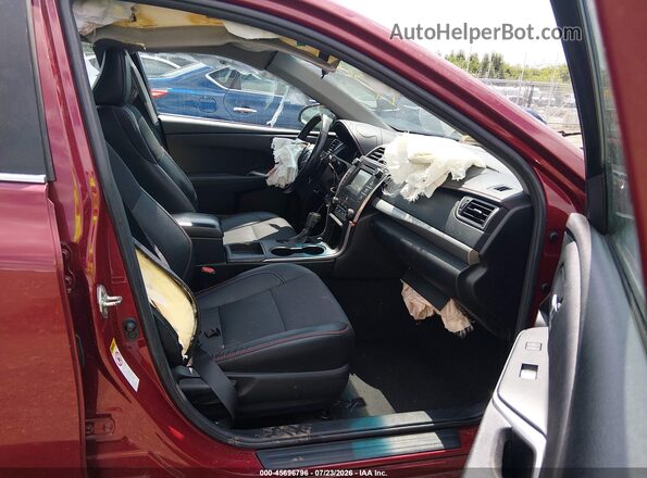 4T1BF1FK2GU595096 2016 TOYOTA CAMRY Red Սալոնի դիմացի տեսք
