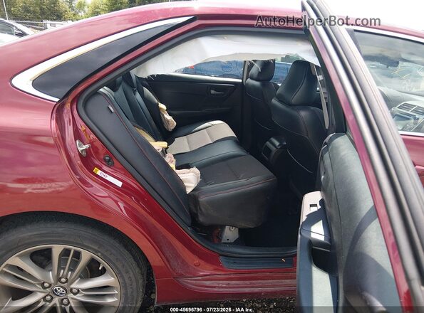 4T1BF1FK2GU595096 2016 TOYOTA CAMRY Red VIN կոդի պիտակի տեսք