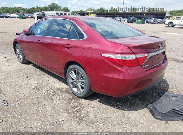 4T1BF1FK2GU595096 2016 TOYOTA CAMRY Red Հետևի ձախ