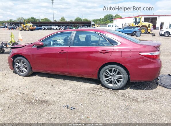4T1BF1FK2GU595096 2016 TOYOTA CAMRY Red Սալոնի 360 աստիճան տեսք