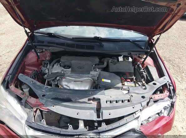 4T1BF1FK2GU595096 2016 TOYOTA CAMRY Red Հետևի տեսք