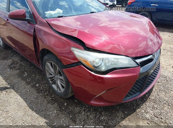 4T1BF1FK2GU595096 2016 TOYOTA CAMRY Red 