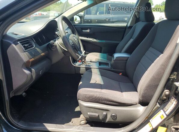 4T1BF1FK2GU607733 2016 TOYOTA CAMRY Black წინა სალონის ხედი