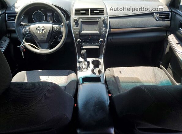 4T1BF1FK2GU607733 2016 TOYOTA CAMRY Black წინა პანელის ხედი