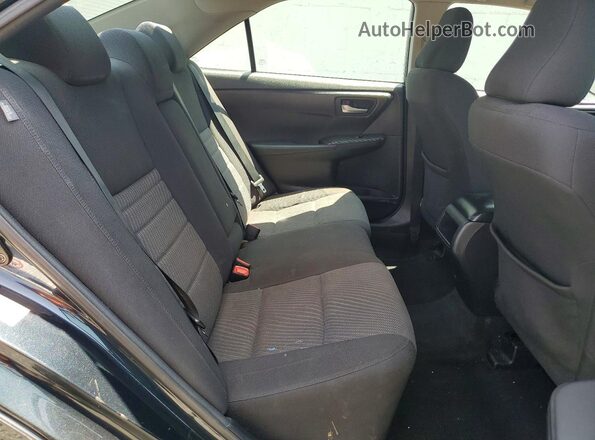 4T1BF1FK2GU607733 2016 TOYOTA CAMRY Black უკანა სავარძლების ხედი