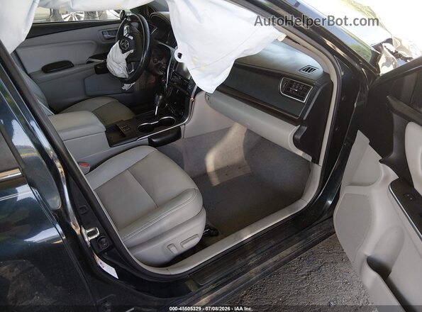 4T1BF1FK2HU281658 2017 TOYOTA CAMRY Black Widok wnętrza z przodu