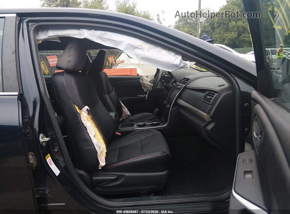 4T1BF1FK2HU433485 2017 TOYOTA CAMRY Black Սալոնի դիմացի տեսք