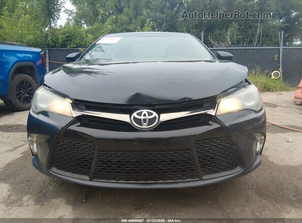 4T1BF1FK2HU433485 2017 TOYOTA CAMRY Black Դիմացի տեսք