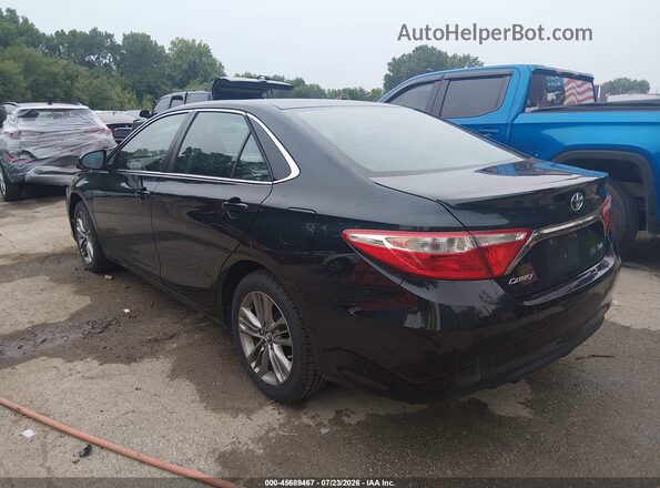 4T1BF1FK2HU433485 2017 TOYOTA CAMRY Black Հետևի ձախ