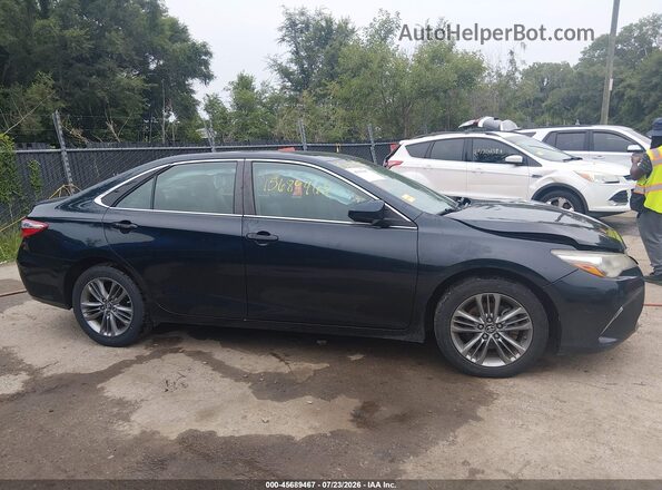 4T1BF1FK2HU433485 2017 TOYOTA CAMRY Black Սալոնի հետևի տեսք