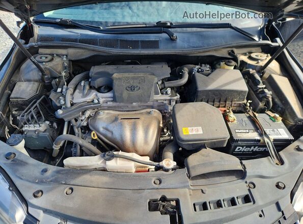 4T1BF1FK2HU655315 2017 TOYOTA CAMRY Black უკანა სალონის ხედი