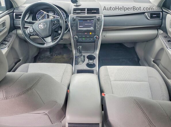 4T1BF1FK2HU686502 2017 TOYOTA CAMRY Black Առջևի վահանակի տեսք