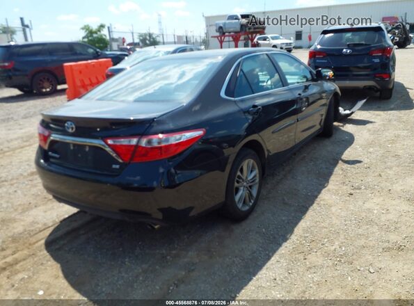 4T1BF1FK2HU811269 2017 TOYOTA CAMRY Черный Задняя правая четверть