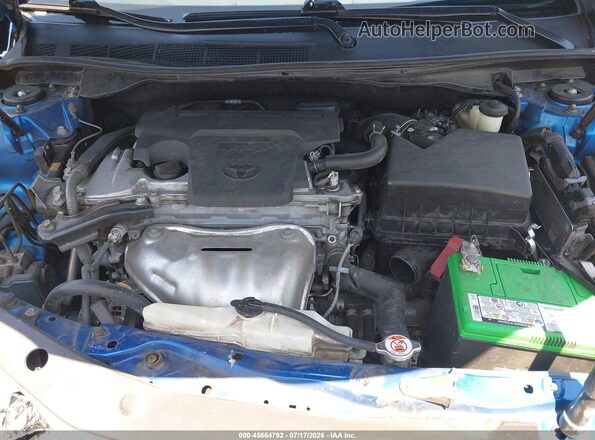 4T1BF1FK2HU811935 2017 TOYOTA CAMRY Blue Rear view