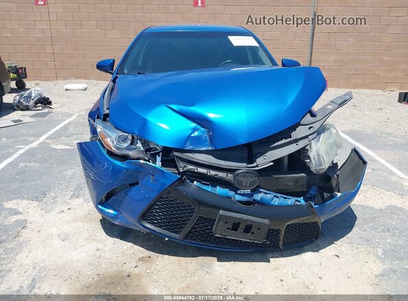 4T1BF1FK2HU811935 2017 TOYOTA CAMRY Blue Dashboard view