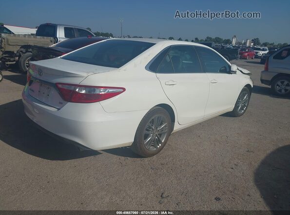 4T1BF1FK3GU192101 2016 TOYOTA CAMRY Белый Задняя правая четверть
