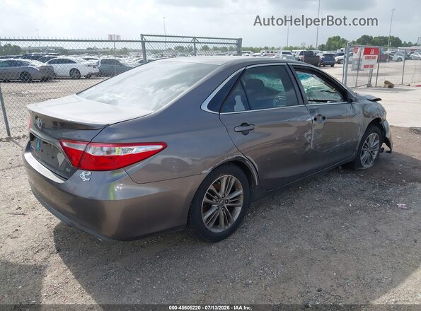 4T1BF1FK3GU200147 2016 TOYOTA CAMRY Gray უკანა მარჯვენა