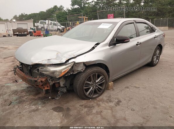 4T1BF1FK3GU240776 2016 TOYOTA CAMRY Silver წინა მარცხენა ხედი სამი მეოთხედიდან