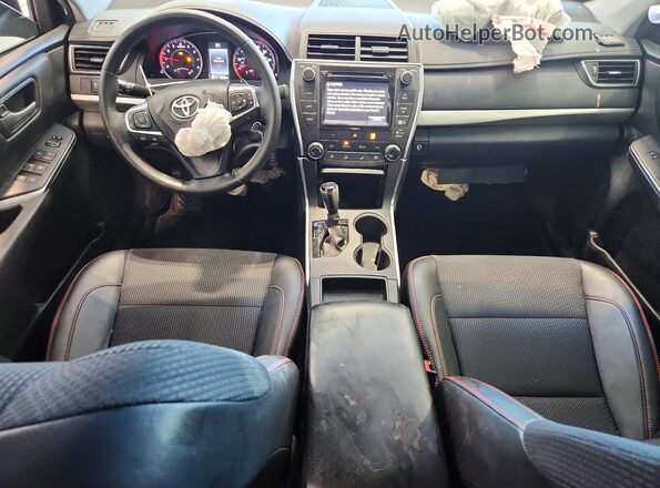 4T1BF1FK3GU509486 2016 TOYOTA CAMRY Red Вид панелі приладів