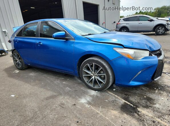 4T1BF1FK3HU675007 2017 TOYOTA CAMRY Blue წინა მარჯვენა