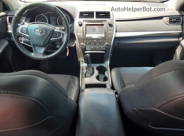 4T1BF1FK4GU148804 2016 TOYOTA CAMRY Black Dashboard view