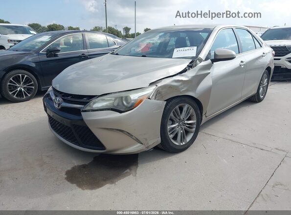 4T1BF1FK4GU237126 2016 TOYOTA CAMRY Gold Առջևի ձախ երեք քառորդ տեսարան