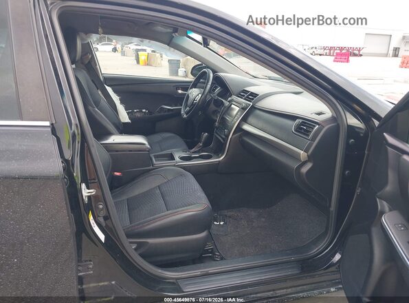4T1BF1FK4GU254539 2016 TOYOTA CAMRY Black Front interior view