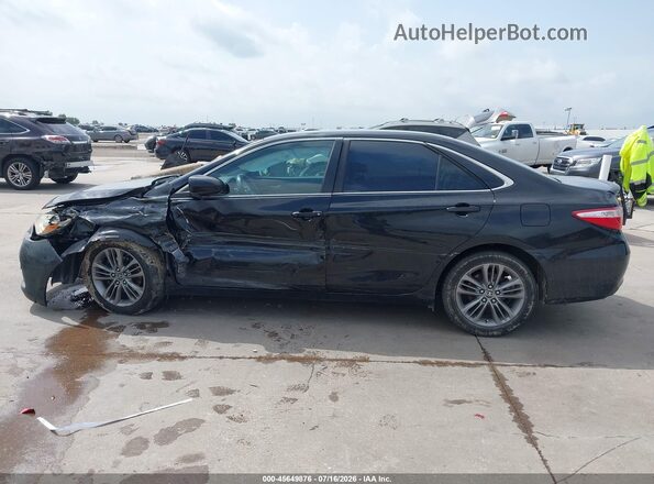 4T1BF1FK4GU254539 2016 TOYOTA CAMRY Black Rear interior view