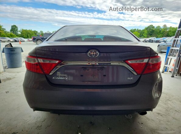 4T1BF1FK4GU256422 2016 TOYOTA CAMRY Silver Вид ззаду