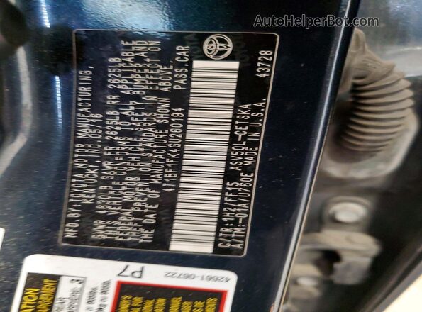 4T1BF1FK4GU260194 2016 TOYOTA CAMRY Charcoal Շարժիչի բաժամունքի տեսք