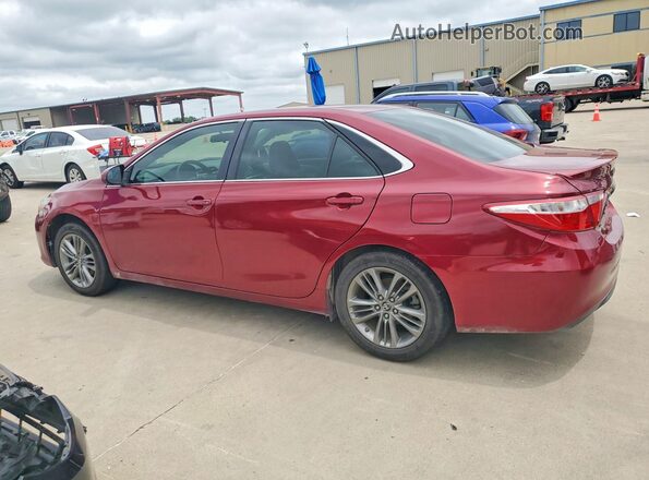 4T1BF1FK4HU720102 2017 TOYOTA CAMRY Maroon Tył lewy