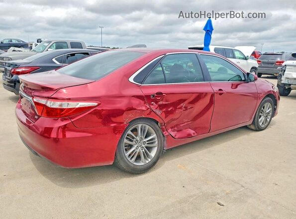 4T1BF1FK4HU720102 2017 TOYOTA CAMRY Maroon Tył prawy