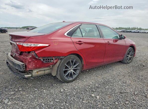 4T1BF1FK4HU735800 2017 TOYOTA CAMRY Red Հետևի աջ