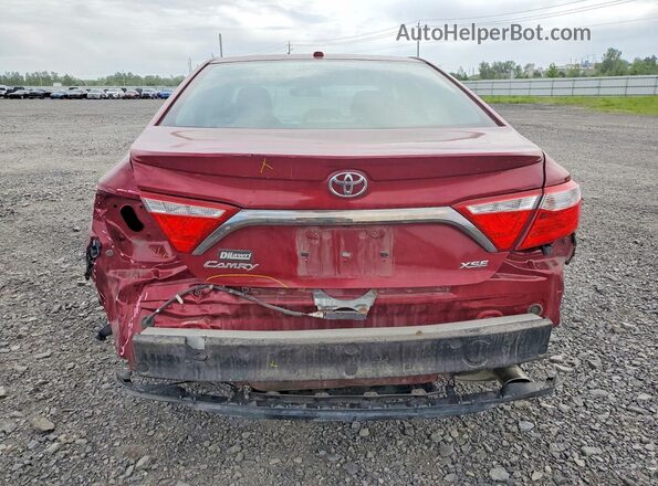 4T1BF1FK4HU735800 2017 TOYOTA CAMRY Red Հետևի տեսք