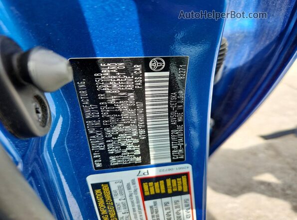 4T1BF1FK4HU740107 2017 TOYOTA CAMRY Blue ძრავის განყოფილების ხედი