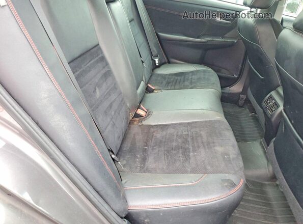 4T1BF1FK4HU786097 2017 TOYOTA CAMRY Gray Вид задніх сидінь