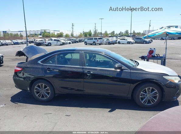 4T1BF1FK5GU173727 2016 TOYOTA CAMRY Black Սալոնի հետևի տեսք