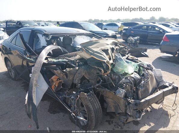 4T1BF1FK5GU188714 2016 TOYOTA CAMRY Black Դիմացի տեսք