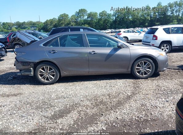 4T1BF1FK5GU537046 2016 TOYOTA CAMRY Gray Սալոնի հետևի տեսք
