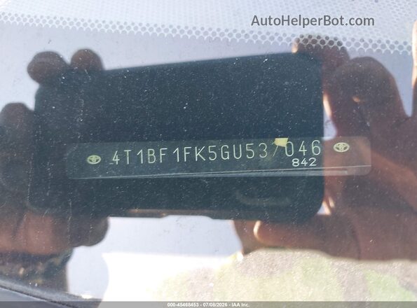 4T1BF1FK5GU537046 2016 TOYOTA CAMRY Gray 